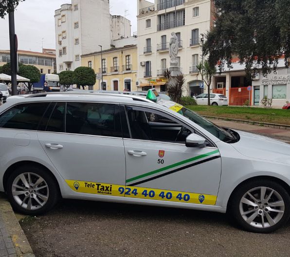 Tele Taxi Mérida taxi color gris